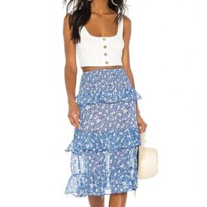 Majorelle Midi Skirt